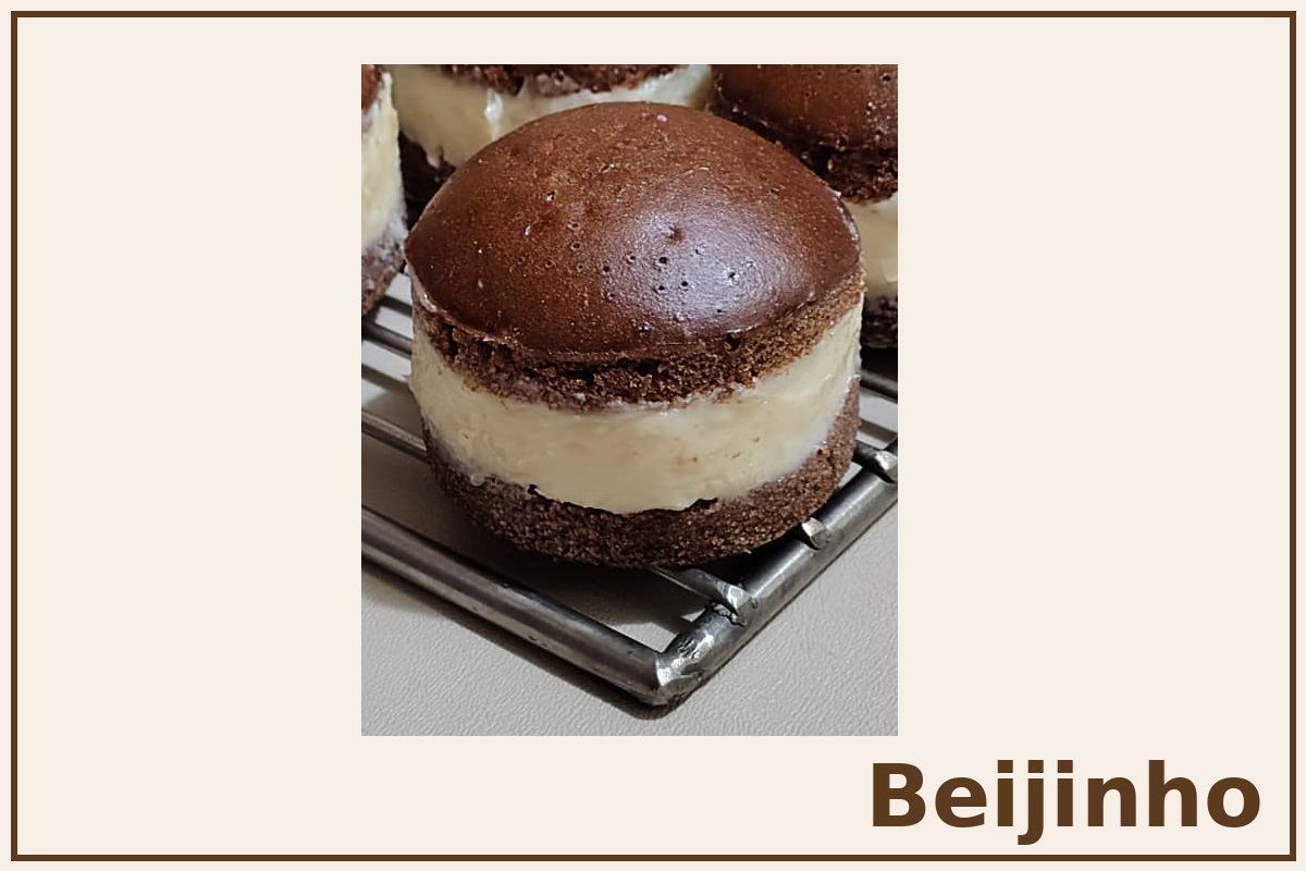 Pão de mel recheado de beijinho