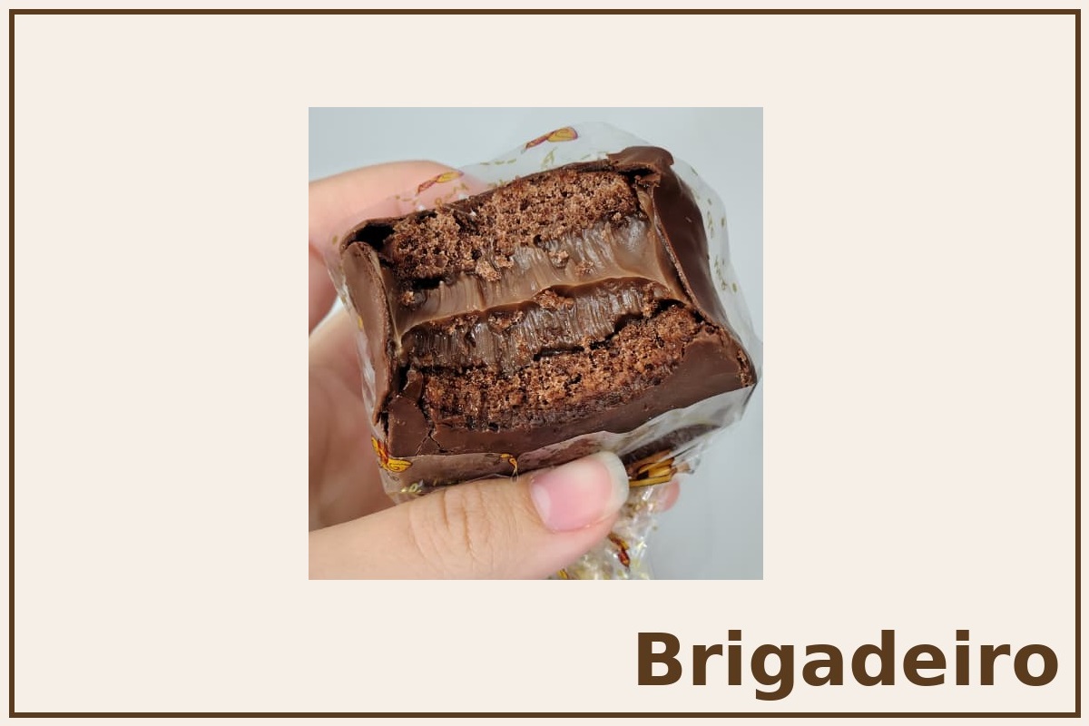 Pão de mel recheado de brigadeiro